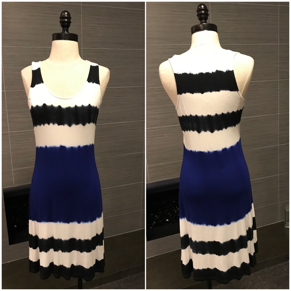 Tie-dyed, tank-top dress